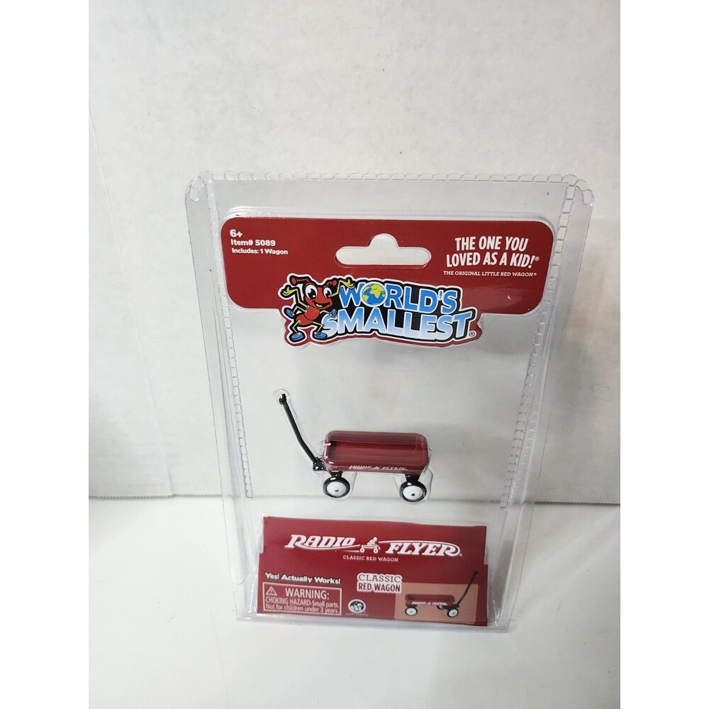 Super Impulse World's Smallest Radio Flyer Classic Red Wagon- NEW